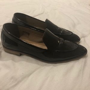 Dark Brown Patent Leather Everlane Loafers sz 8